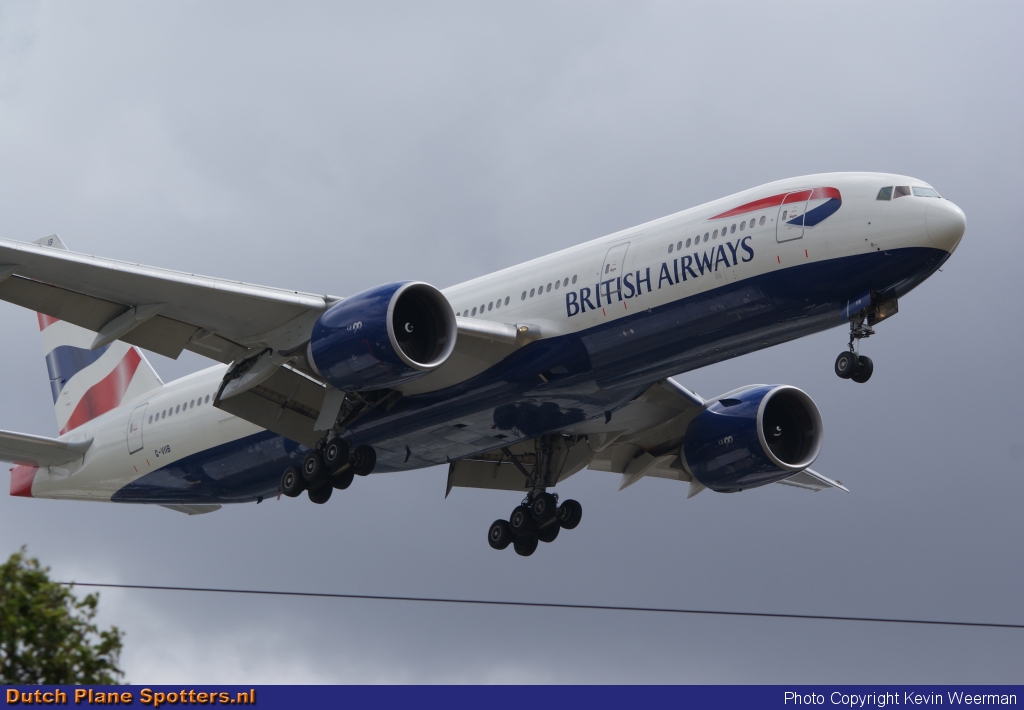 G-VIIB Boeing 777-200 British Airways by Kevin Weerman
