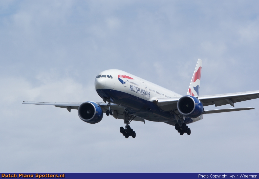 G-VIIS Boeing 777-200 British Airways by Kevin Weerman