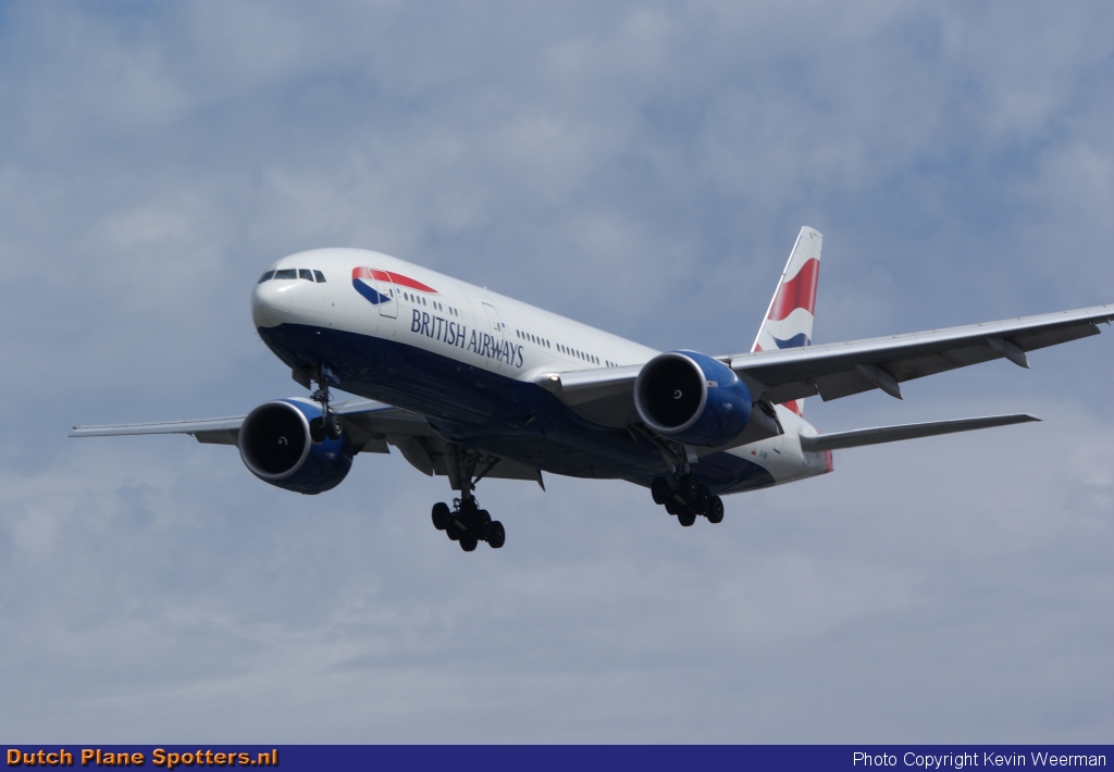 G-VIIU Boeing 777-200 British Airways by Kevin Weerman