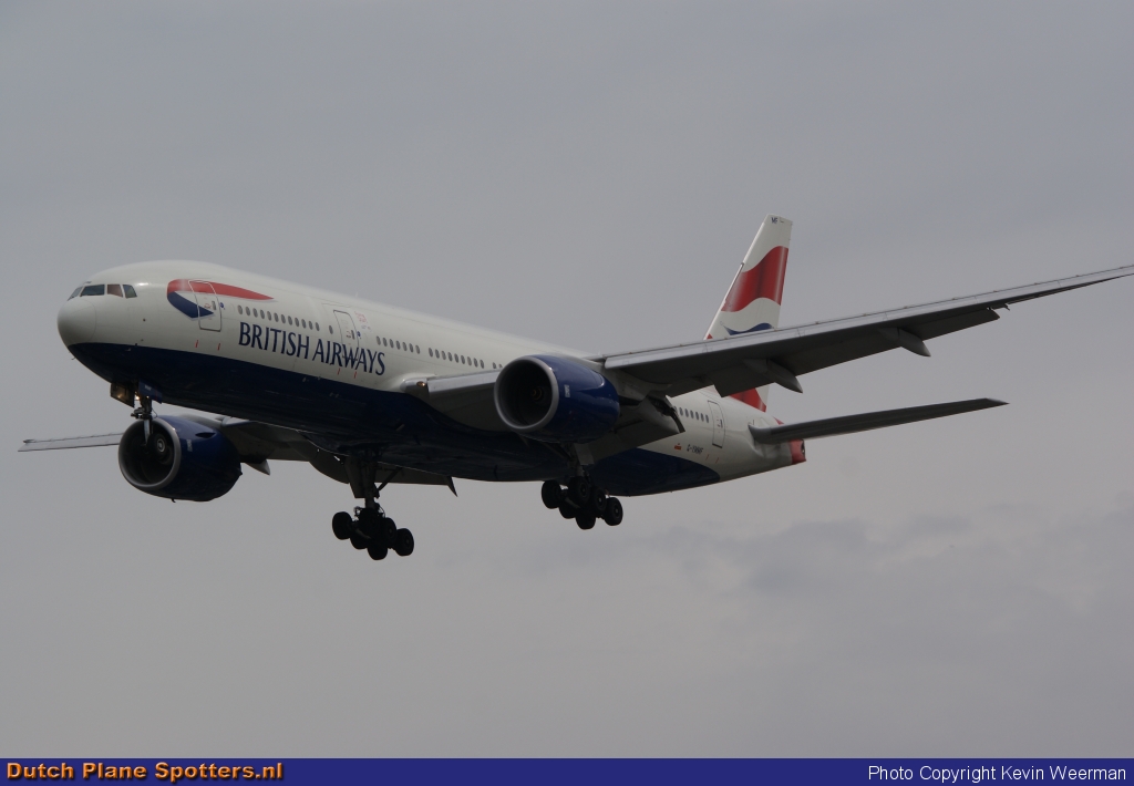 G-YMMF Boeing 777-200 British Airways by Kevin Weerman