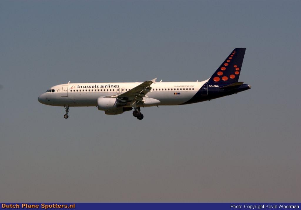 OO-SNA Airbus A320 Brussels Airlines by Kevin Weerman