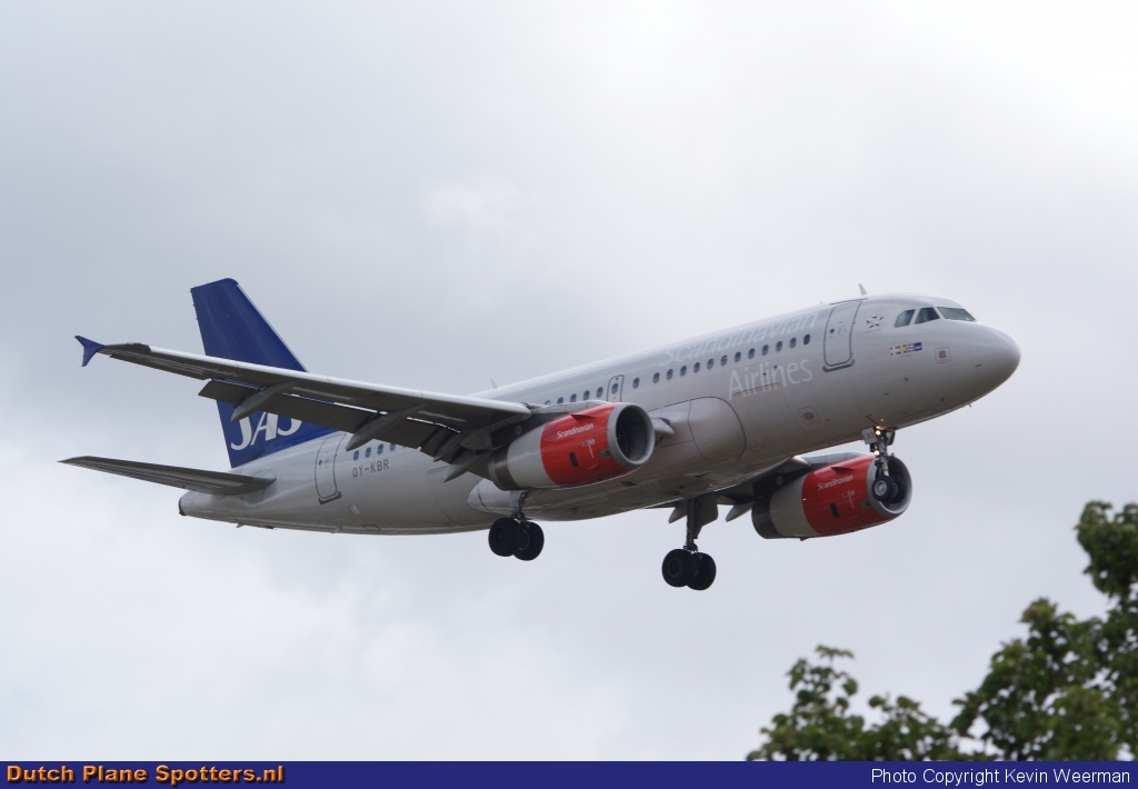 OY-KBR Airbus A319 SAS Scandinavian Airlines by Kevin Weerman
