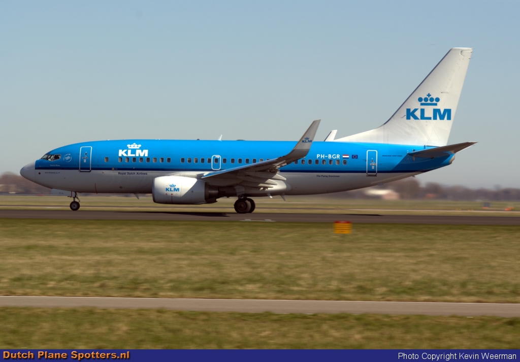 PH-BGR Boeing 737-700 KLM Royal Dutch Airlines by Kevin Weerman