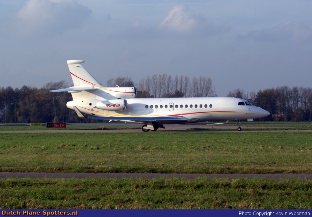 VQ-BSN Dassault Falcon 7X Shell Aircraft by Kevin Weerman