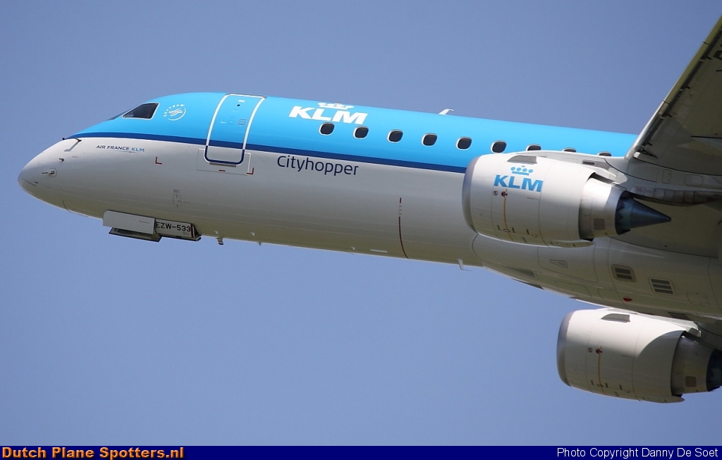 PH-EZW Embraer 190 KLM Cityhopper by Danny De Soet