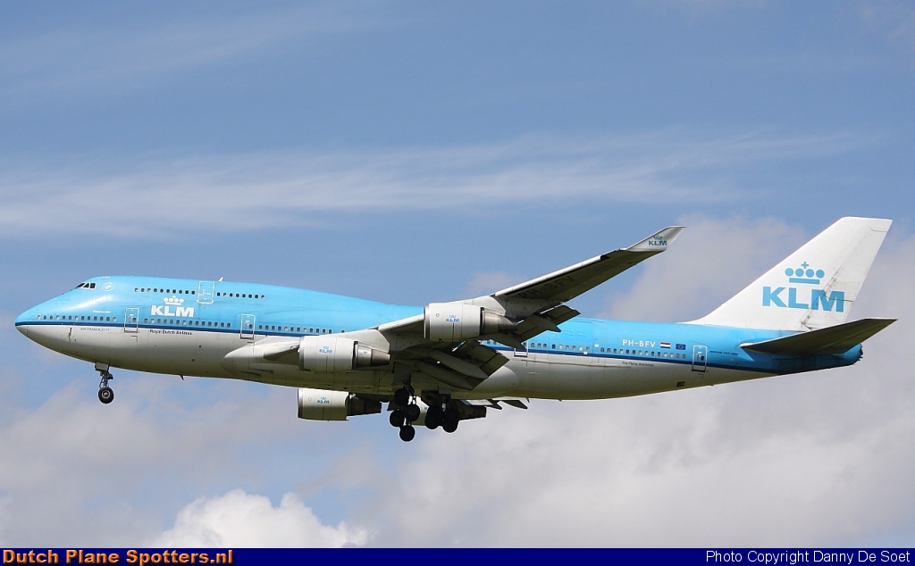 PH-BFV Boeing 747-400 KLM Royal Dutch Airlines by Danny De Soet