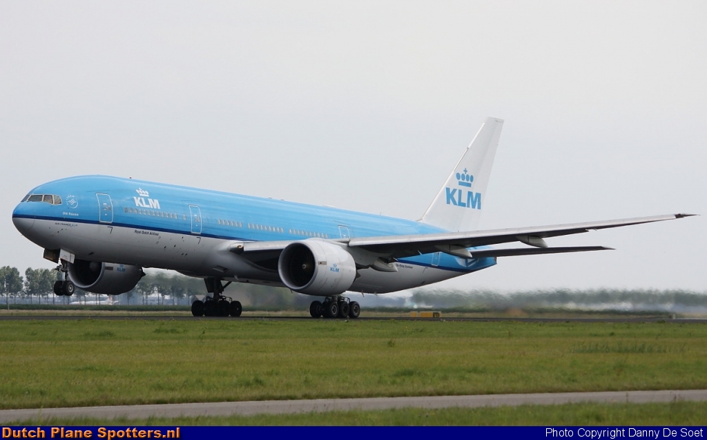 PH-BQO Boeing 777-200 KLM Royal Dutch Airlines by Danny De Soet