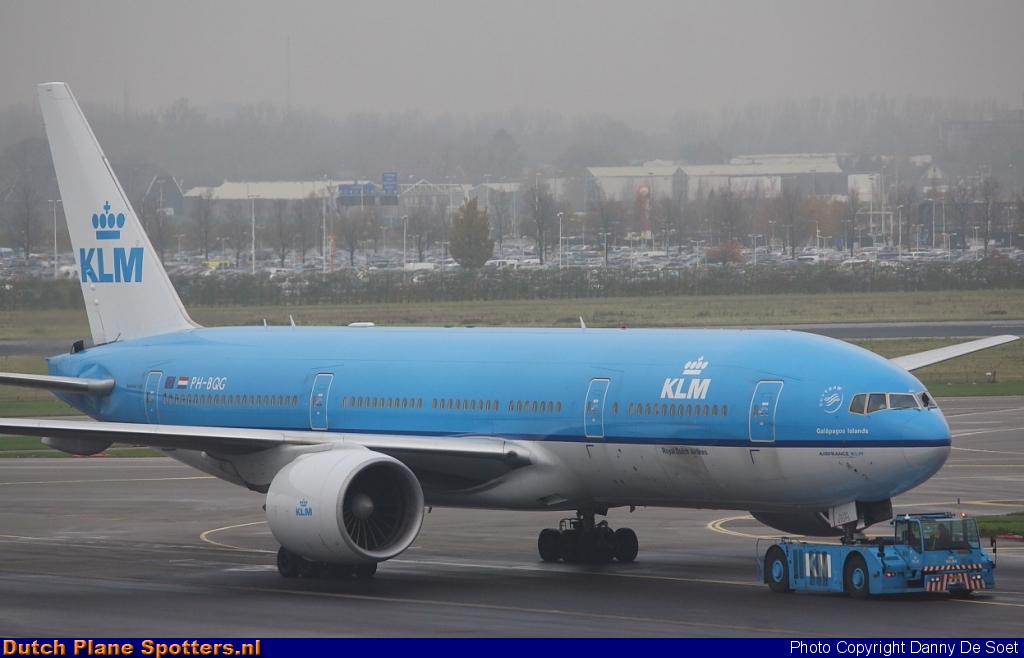 PH-BQG Boeing 777-200 KLM Royal Dutch Airlines by Danny De Soet
