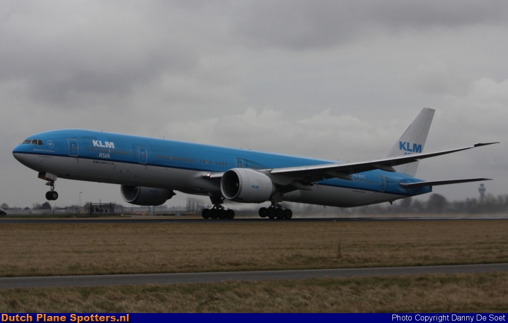 PH-BVC Boeing 777-300 KLM Asia by Danny De Soet