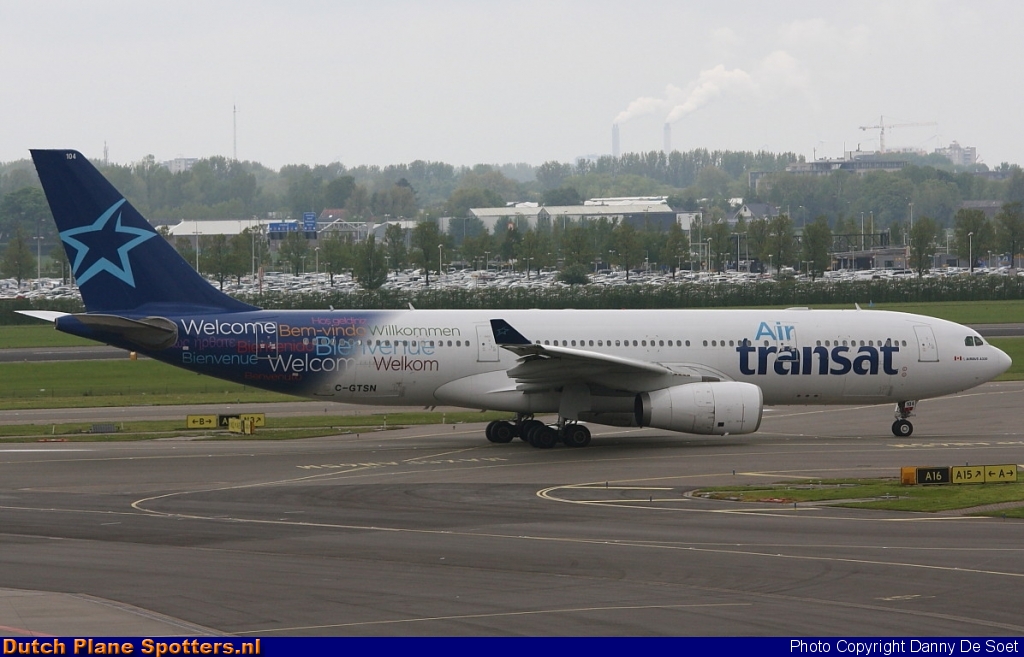 C-GTSN Airbus A330-200 Air Transat by Danny De Soet