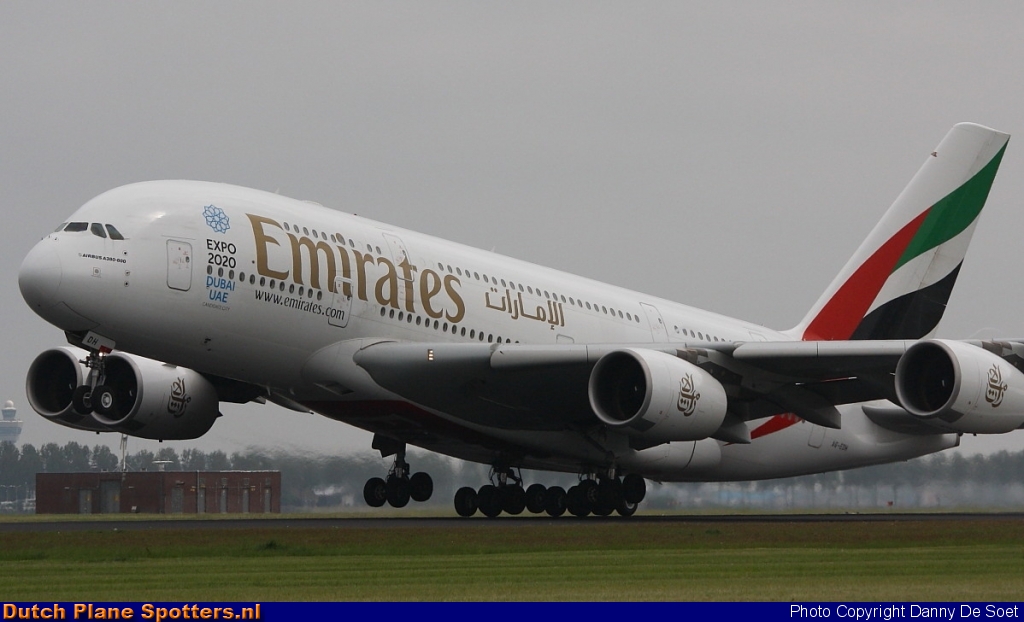 A6-EDH Airbus A380-800 Emirates by Danny De Soet