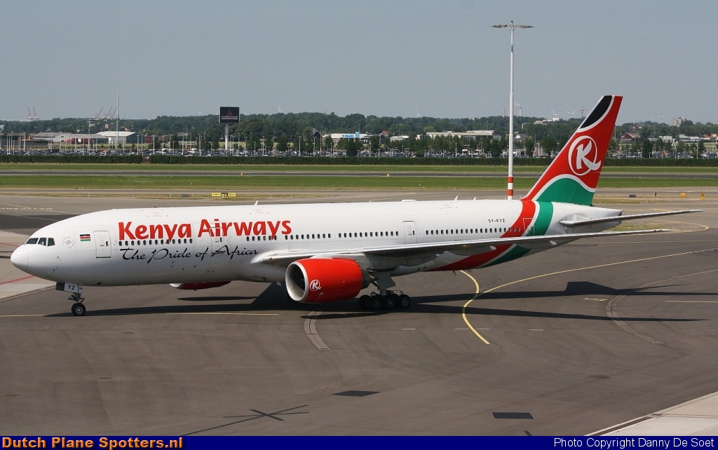 5Y-KYZ Boeing 777-200 Kenya Airways by Danny De Soet