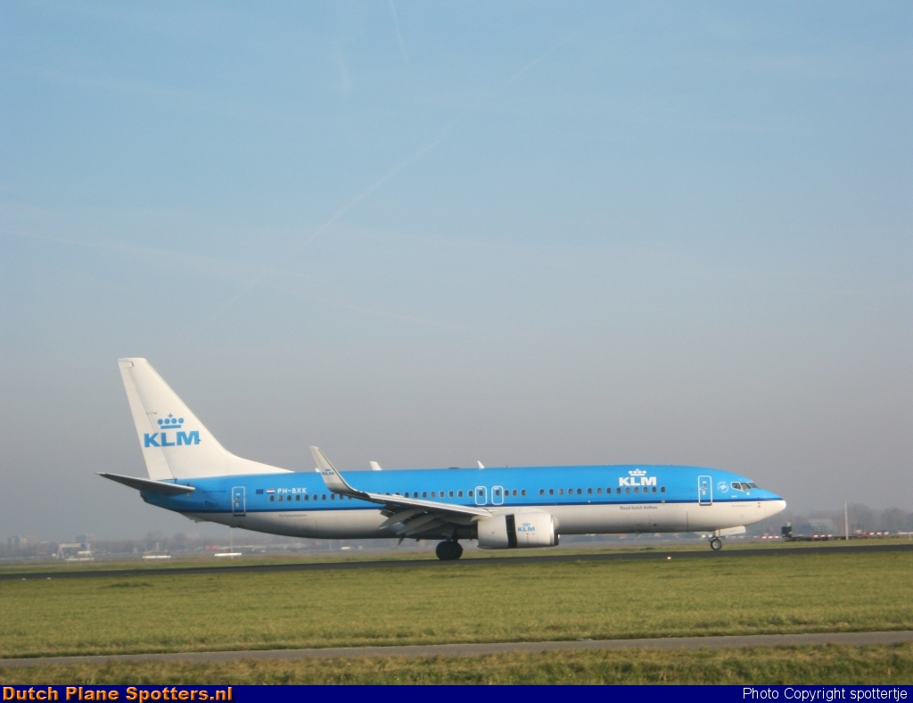 PH-BXK Boeing 737-800 KLM Royal Dutch Airlines by spottertje