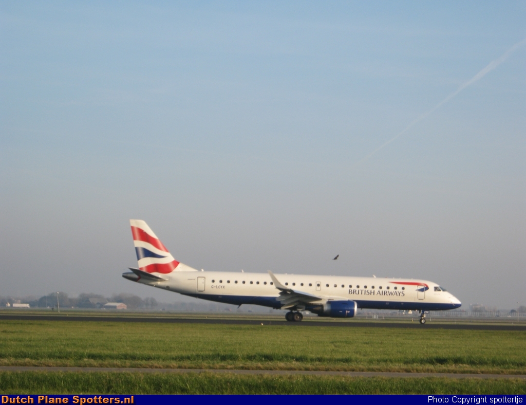 G-LCYK Embraer 190 BA CityFlyer (British Airways) by spottertje