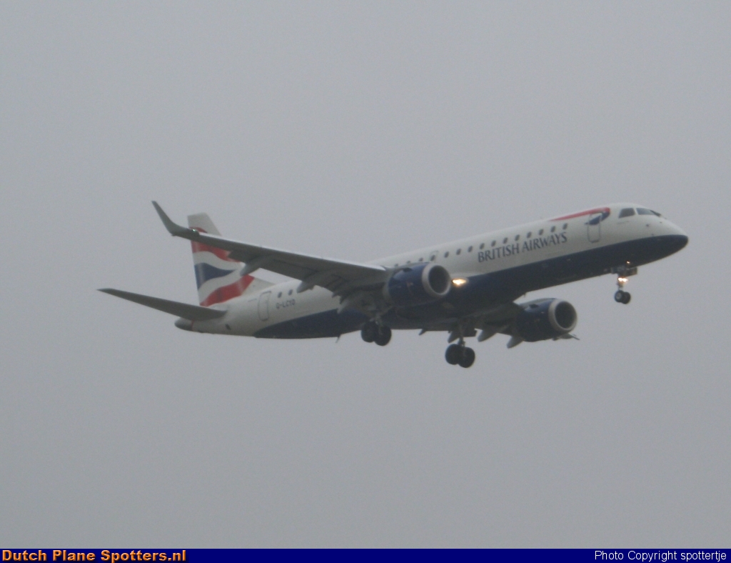 G-LCYO Embraer 190 BA CityFlyer (British Airways) by spottertje