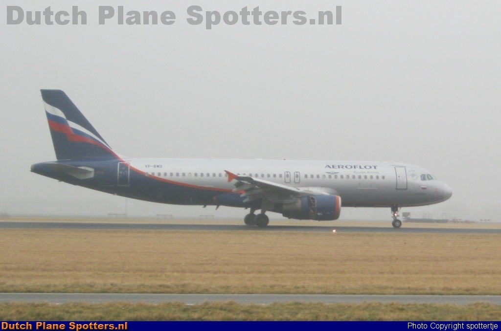  Airbus A320 Aeroflot - Russian Airlines by spottertje