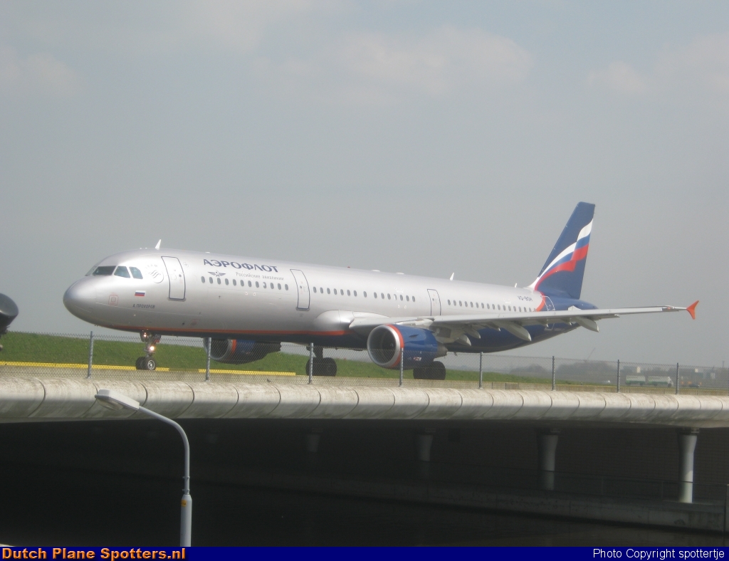VQ-BOH Airbus A321 Aeroflot - Russian Airlines by spottertje