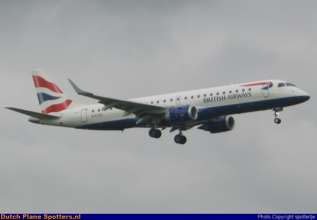 G-LCYO Embraer 190 BA CityFlyer (British Airways) by spottertje