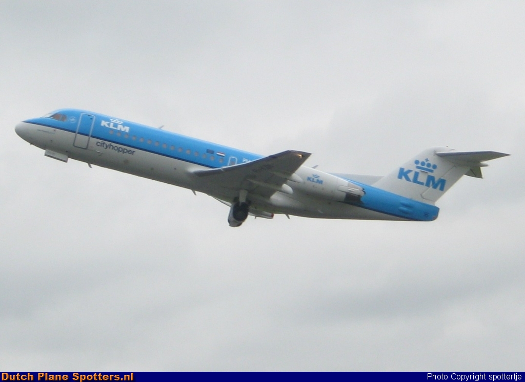 PH-KZA Fokker 70 KLM Cityhopper by spottertje