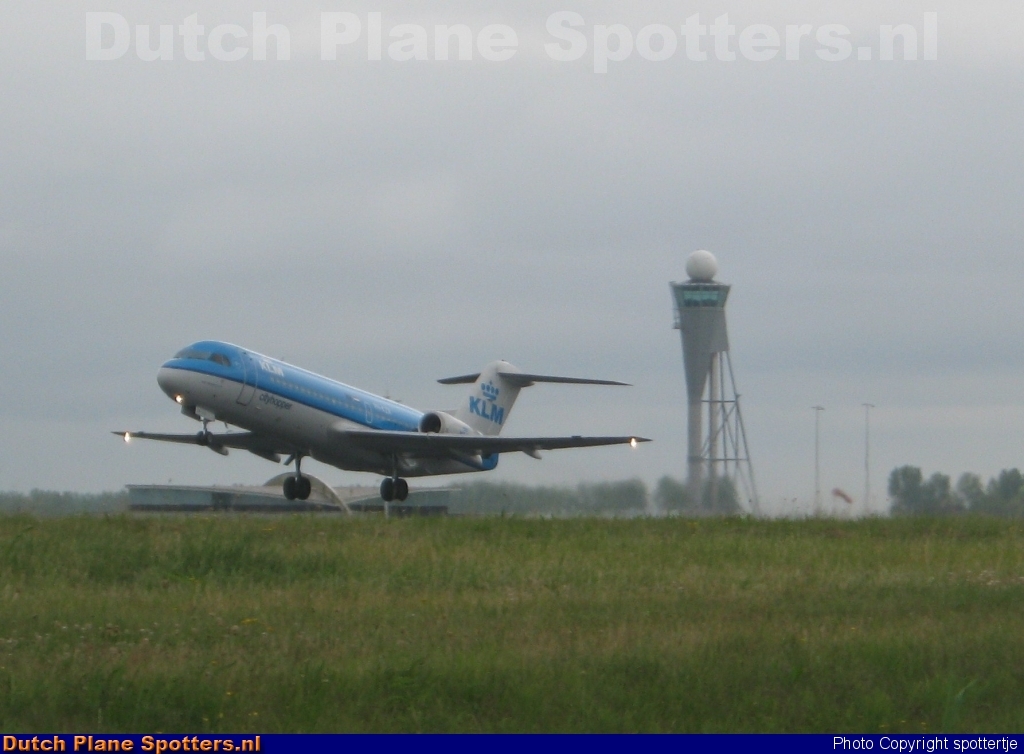 PH-KZK Fokker 70 KLM Cityhopper by spottertje