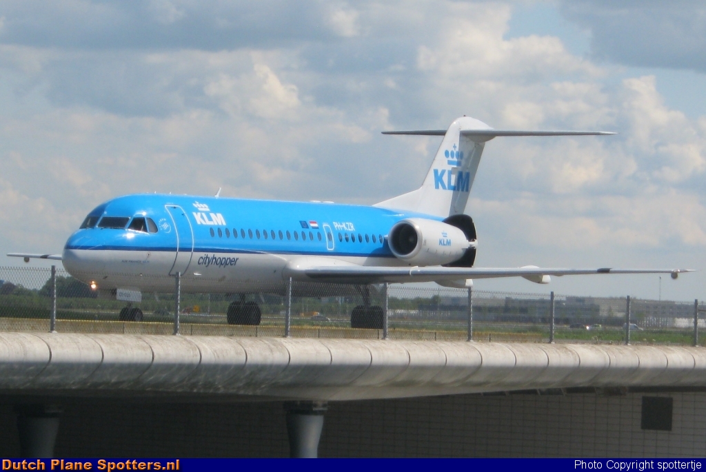 PH-KZR Fokker 70 KLM Cityhopper by spottertje