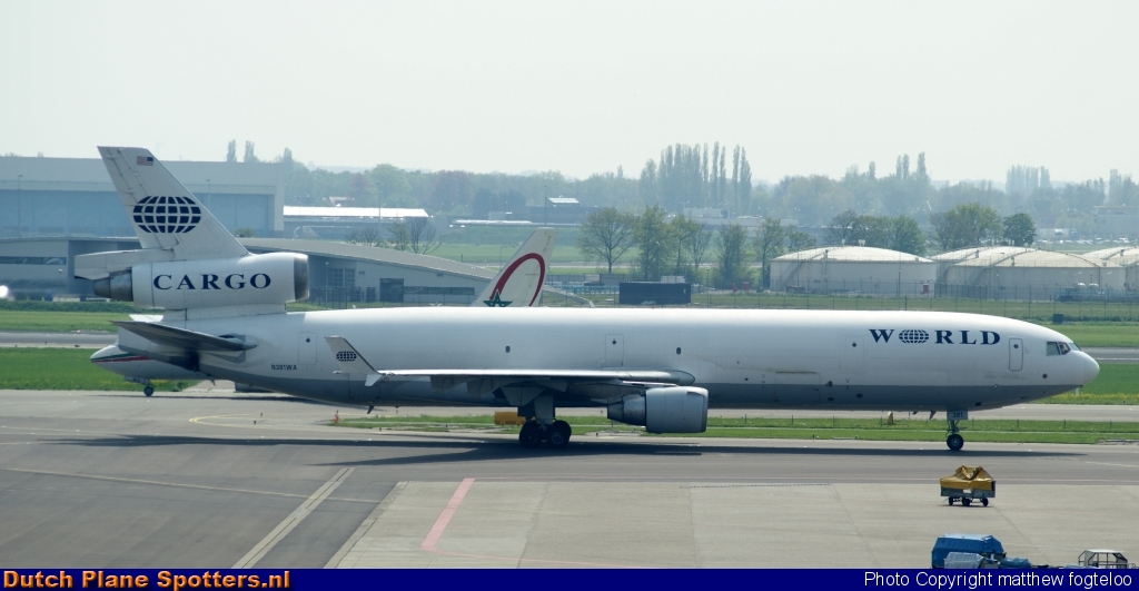 N381WA McDonnell Douglas MD-11 World Airways Cargo by matthew fogteloo