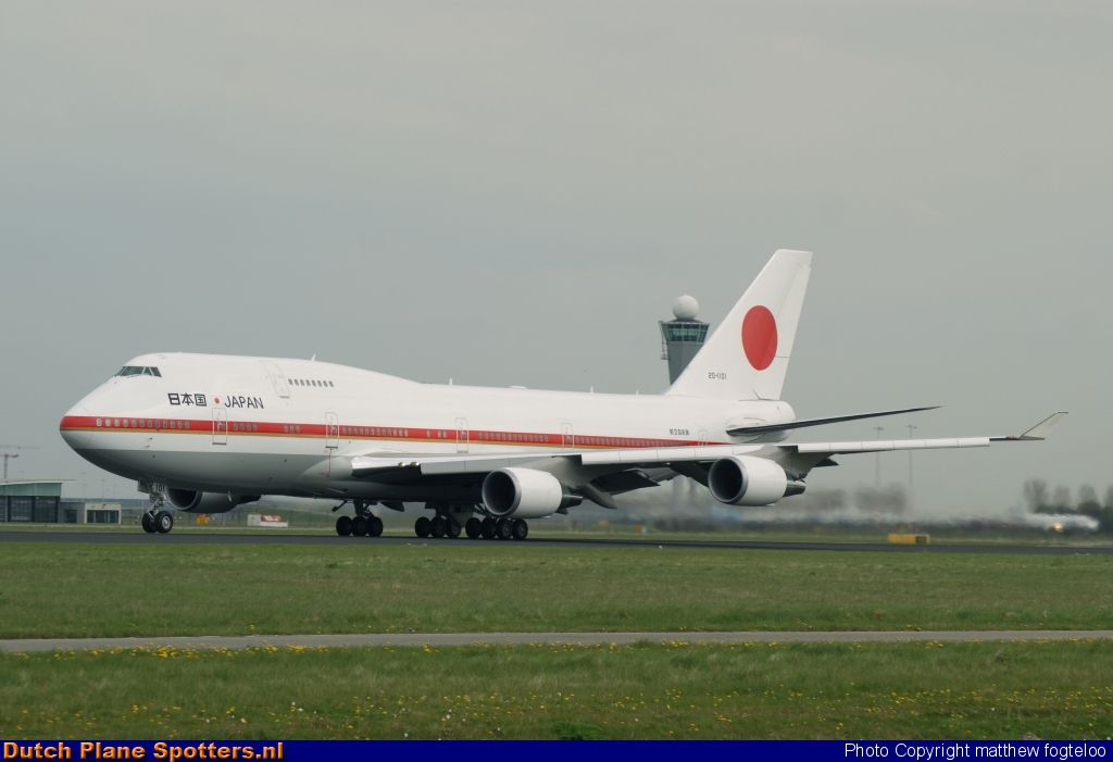 20-1101 Boeing 747-400 Japan - Government by matthew fogteloo