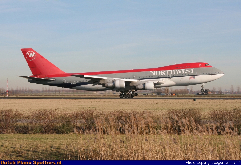 N623US Boeing 747-200 Northwest Airlines by Herman Degenkamp