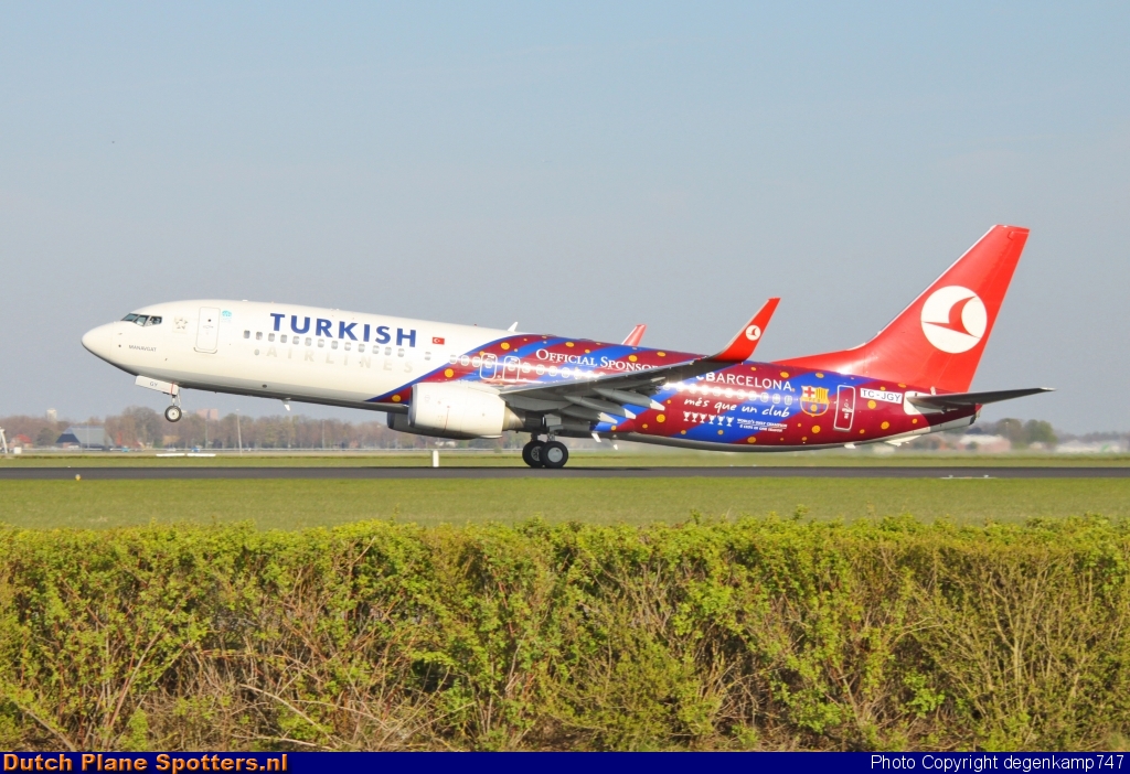TC-JGY Boeing 737-800 Turkish Airlines by Herman Degenkamp