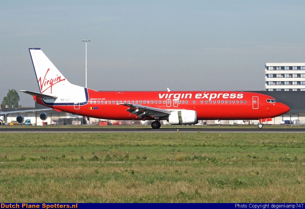 OO-VEJ Boeing 737-400 Virgin Express by Herman Degenkamp