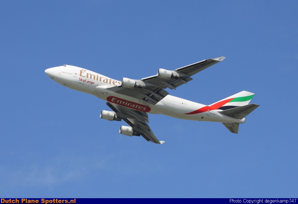 OO-THD Boeing 747-400 Emirates Sky Cargo by Herman Degenkamp