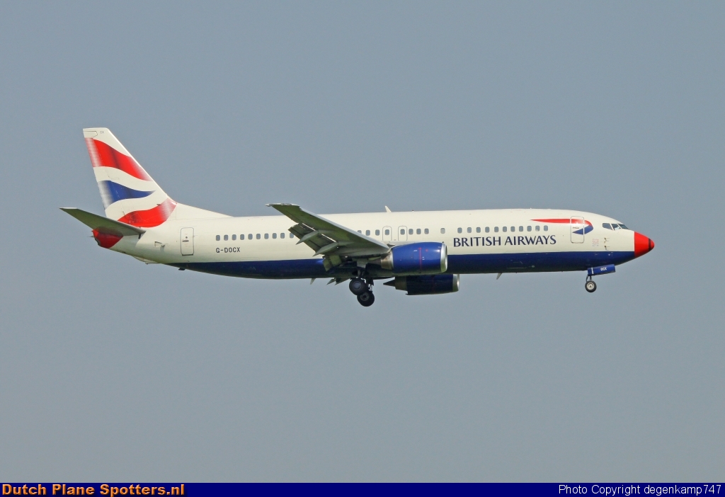 G-DOCX Boeing 737-400 British Airways by Herman Degenkamp