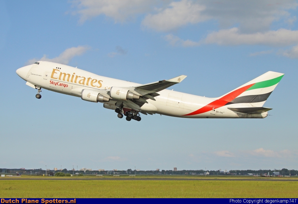 OO-THC Boeing 747-400 Emirates Sky Cargo by Herman Degenkamp