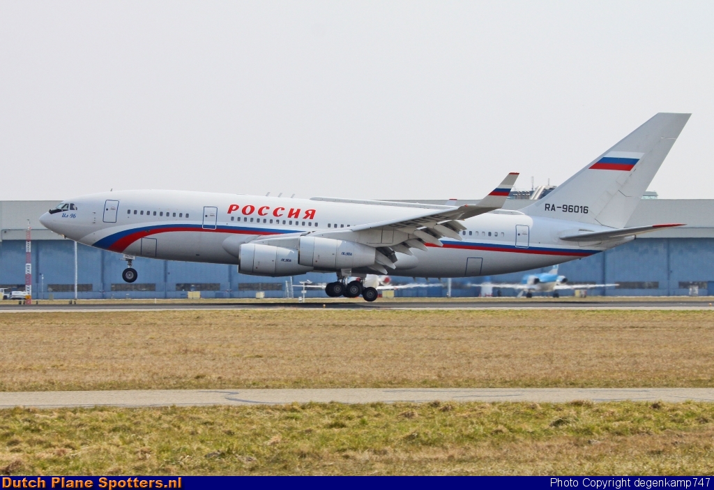 RA-96016 Ilyushin Il-96 Rossiya State Transport by Herman Degenkamp