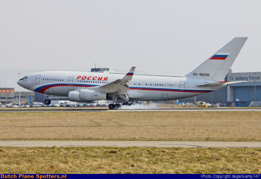 RA-96016 Ilyushin Il-96 Rossiya State Transport by Herman Degenkamp