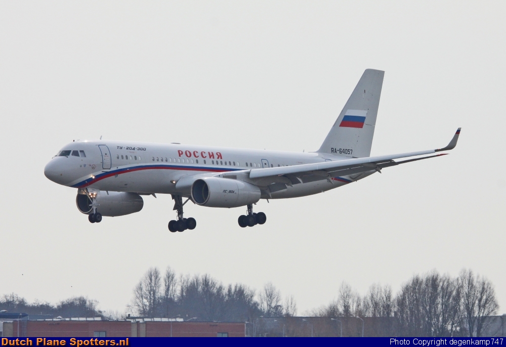 RA-64057 Tupolev Tu-204 Rossiya State Transport by Herman Degenkamp