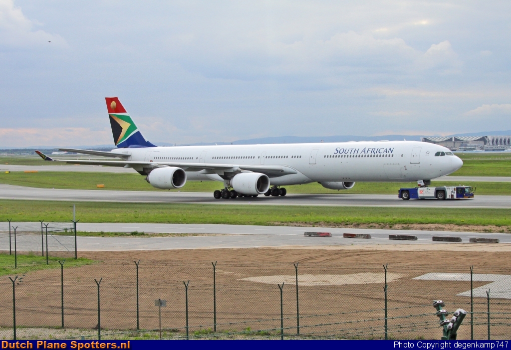 ZS-ZNG Airbus A340-600 South African Airlines by Herman Degenkamp