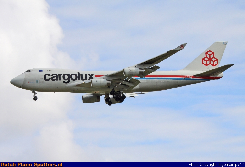 LX-OCV Boeing 747-400 Cargolux by Herman Degenkamp