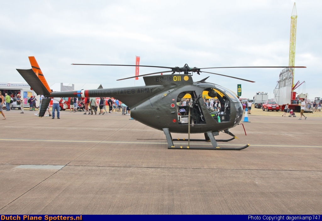 69-16011 Hughes OH-6 Cayuse MIL - US Army by Herman Degenkamp