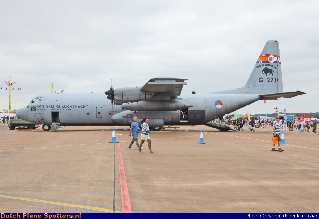 G-273 Lockheed C-130 Hercules MIL - Dutch Royal Air Force by Herman Degenkamp