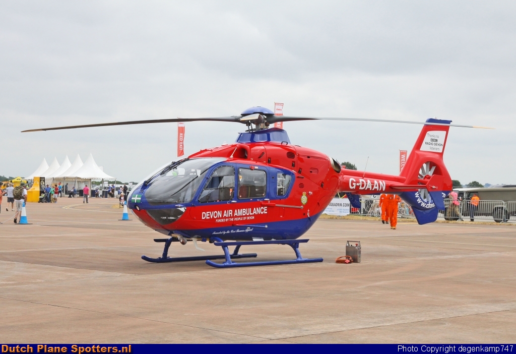 G-DAAN Eurocopter EC-135 Devon Air Ambulance by Herman Degenkamp