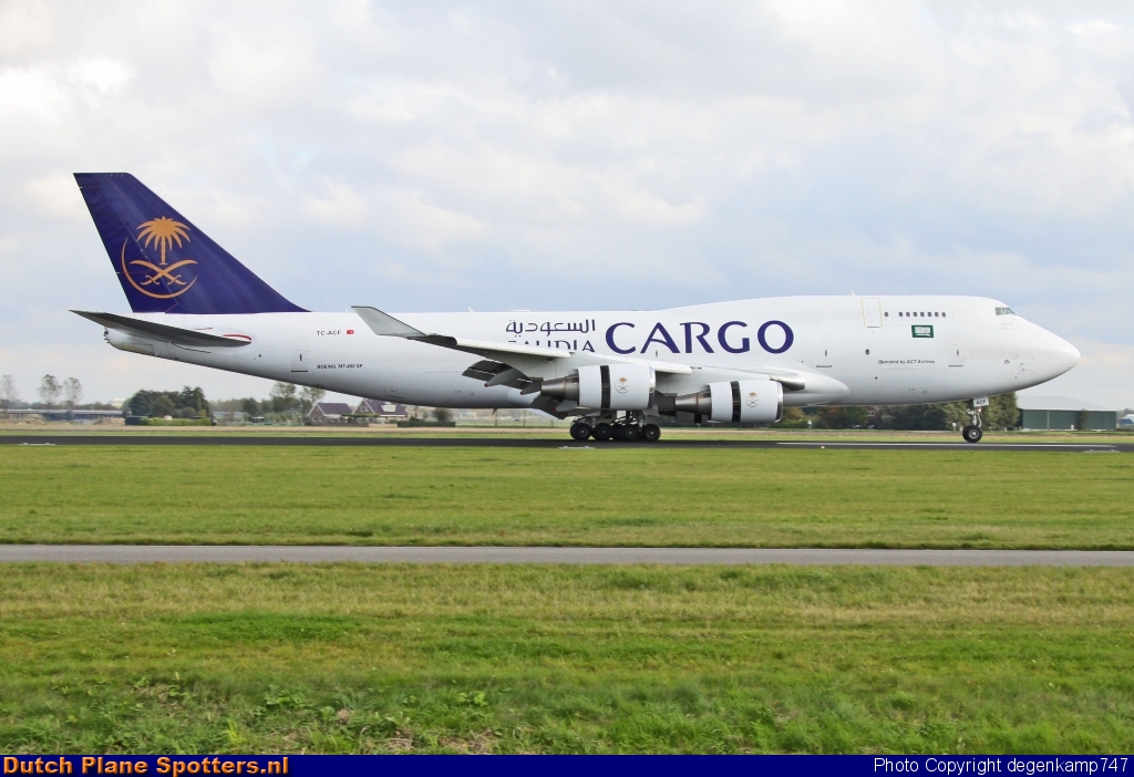 TC-ACF Boeing 747-400 ACT Airlines (Saudi Arabian Cargo) by Herman Degenkamp
