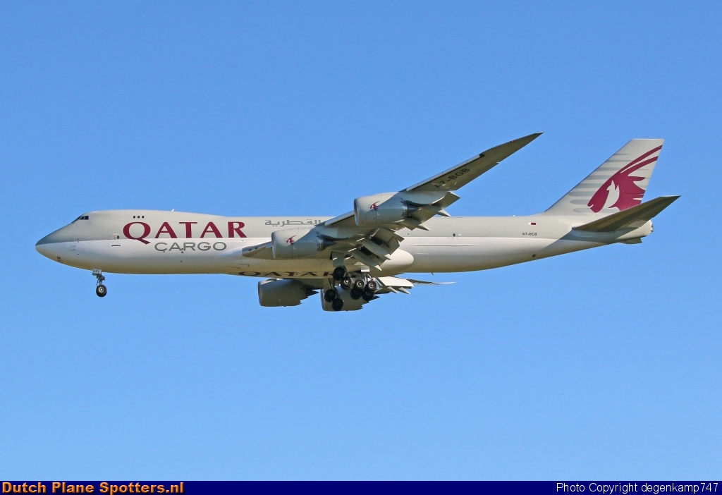 A7-BGB Boeing 747-8 Qatar Airways Cargo by Herman Degenkamp