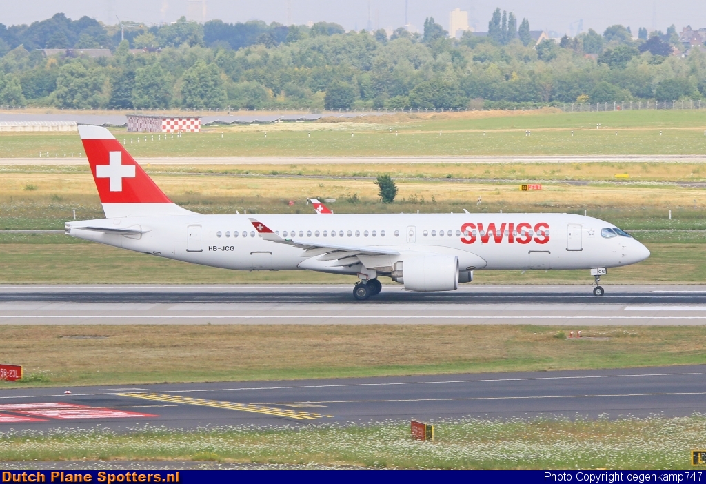 HB-JCG Airbus A220-300 Swiss International Air Lines by Herman Degenkamp