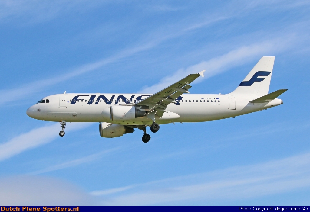 OH-LXK Airbus A320 Finnair by Herman Degenkamp