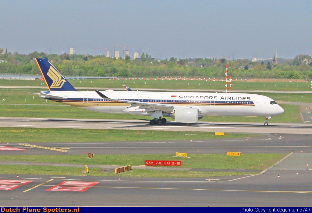 9V-SMU Airbus A350-900 Singapore Airlines by Herman Degenkamp