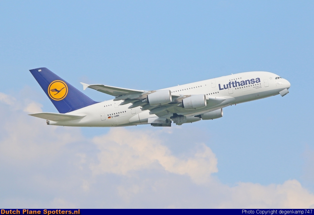 D-AIMN Airbus A380-800 Lufthansa by Herman Degenkamp