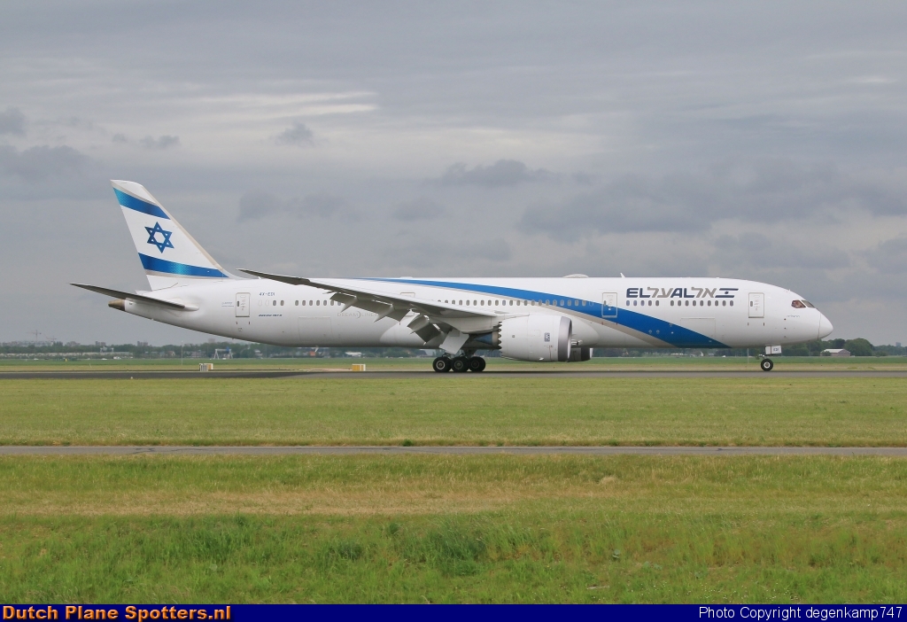 4X-EDI Boeing 787-9 Dreamliner El Al Israel Airlines by Herman Degenkamp
