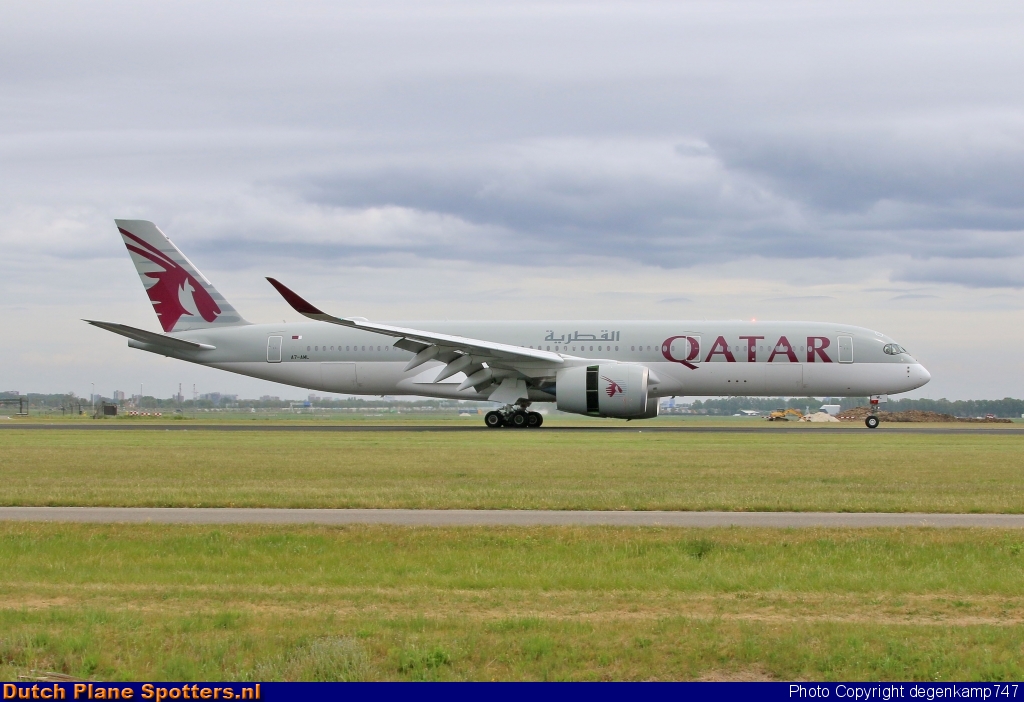 A7-AML Airbus A350-900 Qatar Airways by Herman Degenkamp