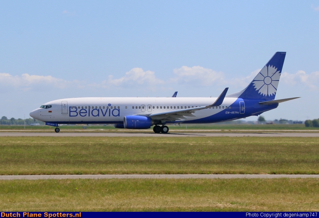 EW457PA Boeing 737-800 Belavia Belarusian Airlines by Herman Degenkamp